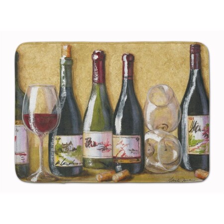 Carolines Treasures Wine Du Vin by Malenda Trick Machine Washable Memory Foam Mat CA68699